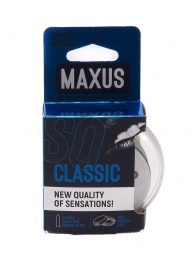 Классические презервативы в пластиковом кейсе MAXUS Classic - 3 шт. - Maxus - купить с доставкой в Дзержинске