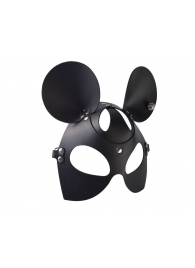 Черная кожаная маска  Мышка - Sitabella - купить с доставкой в Дзержинске