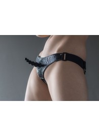 Черные трусики Better с анальной насадкой - 8 см. - Lola Games - купить с доставкой в Дзержинске