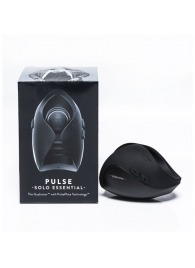 Черный инновационный мужской вибратор PULSE SOLO ESSENTIAL - Hot Octopuss - в Дзержинске купить с доставкой