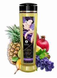 Массажное масло Libido Exotic Fruits с ароматом экзотических фруктов - 240 мл. - Shunga - купить с доставкой в Дзержинске