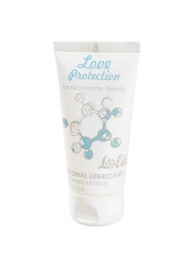 Увлажняющий лубрикант на водной основе Love Protection - 50 мл. - Lola Games - купить с доставкой в Дзержинске