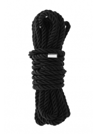 Черная веревка для шибари DELUXE BONDAGE ROPE - 5 м. - Dream Toys - купить с доставкой в Дзержинске