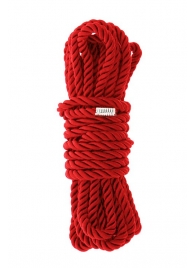 Красная веревка для шибари DELUXE BONDAGE ROPE - 5 м. - Dream Toys - купить с доставкой в Дзержинске