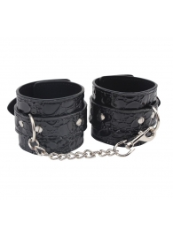 Черные наручники Be good Wrist Cuffs - Chisa - купить с доставкой в Дзержинске