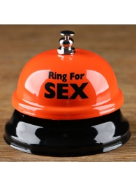 Настольный звонок RING FOR SEX - Сима-Ленд - купить с доставкой в Дзержинске