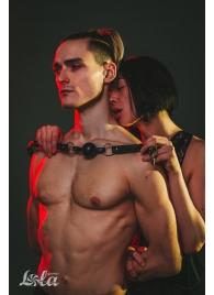 Черный кляп Love Addict на замочке - Lola Games - купить с доставкой в Дзержинске