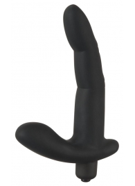 Черный вибромассажер простаты Naughty Finger Prostate Vibe - 13,8 см. - Orion - в Дзержинске купить с доставкой