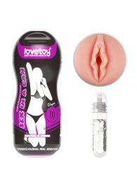 Телесный мастурбатор-вагина Sex In A Can Vagina Stamina Tunnel - Lovetoy - в Дзержинске купить с доставкой