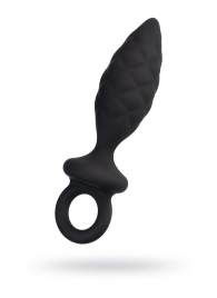 Черная анальная пробка Strob M - 13,5 см. - Erotist Adult Toys