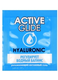 Лубрикант на водной основе Active Glide с гиалуроновой кислотой - 3 гр. - Биоритм - купить с доставкой в Дзержинске