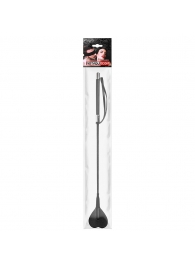 Черный стек с наконечником-сердечком - 54 см. - Notabu - купить с доставкой в Дзержинске