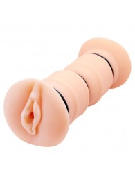 Телесный вибромастурбатор-вагина Michelle - Baile - в Дзержинске купить с доставкой