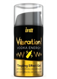 Жидкий интимный гель с эффектом вибрации Vibration! Vodka Energy - 15 мл. - INTT - купить с доставкой в Дзержинске