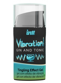 Жидкий интимный гель с эффектом вибрации Vibration! Gin   Tonic - 15 мл. - INTT - купить с доставкой в Дзержинске