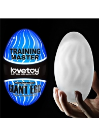 Мастурбатор-яйцо Giant Egg Climax Spirals Edition - Lovetoy - в Дзержинске купить с доставкой