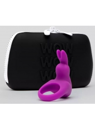 Фиолетовое эрекционное виброкольцо Happy Rabbit Cock Ring Kit - Happy Rabbit - в Дзержинске купить с доставкой