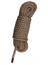 Пеньковая веревка для связывания Hemp Rope - 5 м. - Easy toys - купить с доставкой в Дзержинске