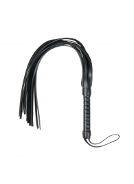 Черный флоггер Flogger Whip - 46 см. - Easy toys - купить с доставкой в Дзержинске