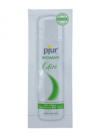 Лубрикант на водной основе pjur WOMAN Aloe - 2 мл. - Pjur - купить с доставкой в Дзержинске