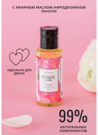 Массажное масло Pleasure Lab Delicate с ароматом пиона и пачули - 50 мл. - Pleasure Lab - купить с доставкой в Дзержинске