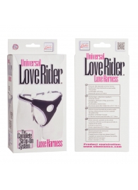 Трусы для страпона с универсальным креплением Universal Love Rider Luxe Harness - California Exotic Novelties - купить с доставкой в Дзержинске