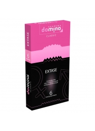 Презервативы с точками и рёбрышками DOMINO Classic Extase - 6 шт. - Domino - купить с доставкой в Дзержинске