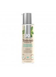 Массажное масло с ароматом перечной мяты и эвкалипта JO Naturals Peppermint   Eucalyptus - 120 мл. - System JO - купить с доставкой в Дзержинске