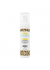 Разогревающее массажное масло с ароматом пина колада Gourmet Pina Colada - 50 мл. - Exsens - купить с доставкой в Дзержинске