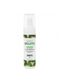 Разогревающее массажное масло с ароматом мохито Gourmet Mint Mojito - 50 мл. - Exsens - купить с доставкой в Дзержинске
