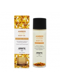 Органическое массажное масло AMBER JOJOBA - 100 мл. - Exsens - купить с доставкой в Дзержинске