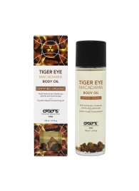Органическое массажное масло TIGER EYE MACADAMIA - 100 мл. - Exsens - купить с доставкой в Дзержинске