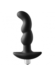 Черная вибропробка для простаты FantASStic Vibrating Prostate Plug - 14,5 см. - Dream Toys - в Дзержинске купить с доставкой