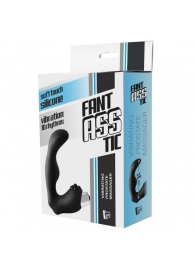 Черный вибромассажер простаты FantASStic Vibrating Prostate Massager - 11,3 см. - Dream Toys - в Дзержинске купить с доставкой