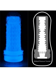 Светящийся в темноте мастурбатор Lumino Play Masturbator Ribbed - Lovetoy - в Дзержинске купить с доставкой