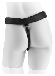 Страпон с телесной насадкой 7  Uncut with Strap on Harness - 18 см. - Pipedream - купить с доставкой в Дзержинске