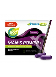 Возбуждающее средство для мужчин Mans Power plus - 10 капсул (0,35 гр.) +1 в подарок - SuperCaps - купить с доставкой в Дзержинске