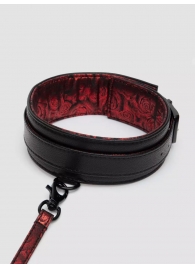 Стильный ошейник с поводком Reversible Faux Leather Collar and Lead - Fifty Shades of Grey - купить с доставкой в Дзержинске