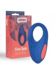 Синее эрекционное кольцо RRRING First Date Cock Ring - FeelzToys - в Дзержинске купить с доставкой