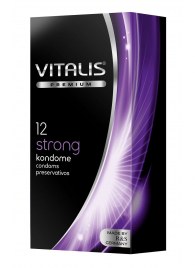 Презервативы с утолщённой стенкой VITALIS PREMIUM strong - 12 шт. - Vitalis - купить с доставкой в Дзержинске