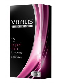 Ультратонкие презервативы VITALIS PREMIUM super thin - 12 шт. - Vitalis - купить с доставкой в Дзержинске