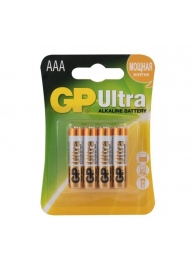 Батарейки алкалиновые GP Ultra Alkaline 24А AАA/LR03 - 4 шт. - Элементы питания - купить с доставкой в Дзержинске