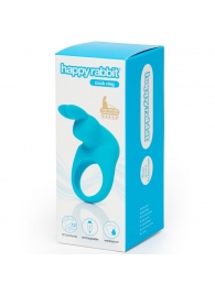 Голубое эрекционное виброкольцо Happy Rabbit Rechargeable Rabbit Cock Ring - Happy Rabbit - в Дзержинске купить с доставкой