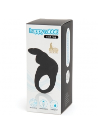 Черное эрекционное виброкольцо Happy Rabbit Rechargeable Rabbit Cock Ring - Happy Rabbit - в Дзержинске купить с доставкой