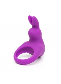 Фиолетовое эрекционное виброкольцо Happy Rabbit Rechargeable Rabbit Cock Ring - Happy Rabbit - в Дзержинске купить с доставкой