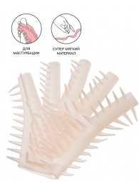 Телесная перчатка-мастубратор для чувственного массажа - Штучки-дрючки - в Дзержинске купить с доставкой