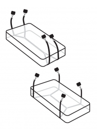 Фиксаторы для кровати WRAPAROUND MATTRESS RESTRAIN - Pipedream - купить с доставкой в Дзержинске