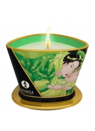 Массажная свеча Exotic Green Tea с ароматом зелёного чая - 170 мл. - Shunga - купить с доставкой в Дзержинске