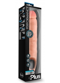 Телесная насадка-удлинитель 11.5 Inch Silicone Cock Sheath Penis Extender - 29,2 см. - Blush Novelties - в Дзержинске купить с доставкой