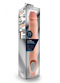 Телесная насадка на пенис 11.5 Inch Cock Sheath Penis Extender - 29,2 см. - Blush Novelties - в Дзержинске купить с доставкой